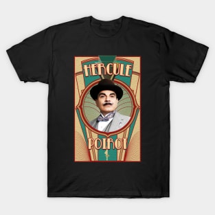 Hercule Poirot Design T-Shirt